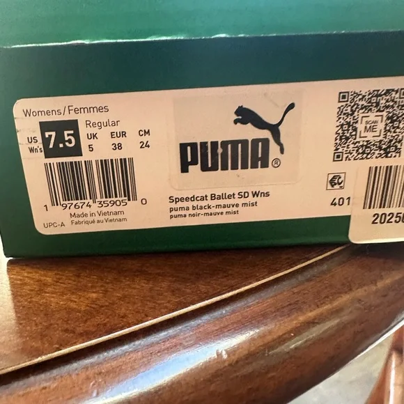 Puma Womens Speedcat Ballet Suede black/pink - Picture 2 of 2